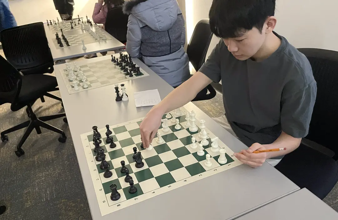 Students Playing Chess